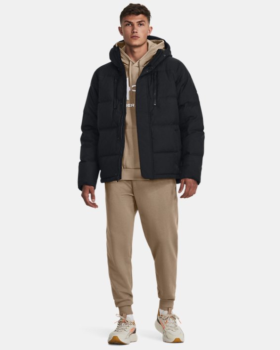 Men's ColdGear® Infrared Down Crinkle Jacket, Black, pdpMainDesktop image number 2
